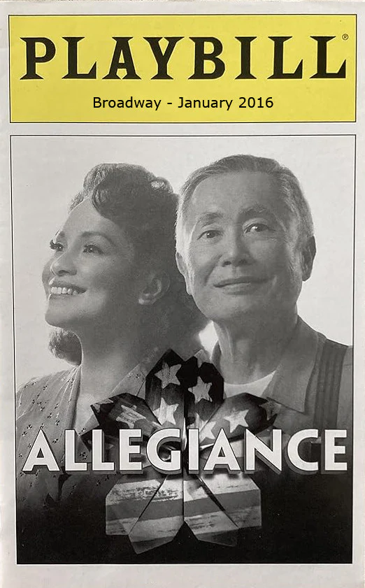 ALLEGIANCE (BROADWAY 1/2016) RARE!!! HARD TO FIND!!! George Takei, Lea Salonga, Telly Leung, Katie Rose Clarke, Michael K. Lee, Christopheren Nomura, Greg Watanabe
