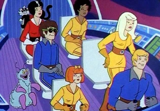 JOSIE AND THE PUSSYCATS IN OUTER SPACE: THE COMPLETE ANIMATED SERIES (CBS 1972-1973) Janet Waldo, Don Messick, Sherry Alberoni, Casey Kasem, Jackie Joseph, Jerry Dexter, Barbara Pariot, Cathy Dougher, Alan M. Mayberry, Patrice Holloway - Image 3