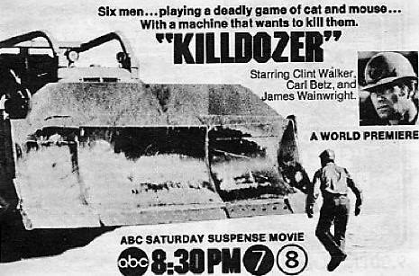 KILLDOZER (ABC 2/2/1974) EXCELLENT QUALITY!!! Clint Walker, Carl Betz, Robert Urich, James Wainwright, Neville Brand and James Watson, Jr. - Image 4