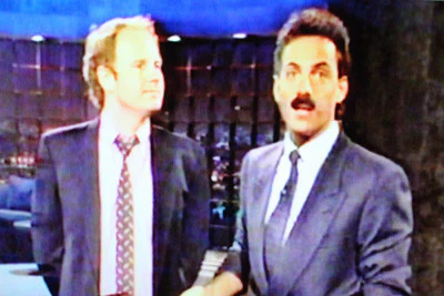 LATE SHOW, THE (FOX 9/3/87) Guest host: Jonathon Brandmeier, Robin Greer , Dave Alvin and the Allnighters, Trini Lopez, Steve Pearl, Lorenzo Lamas, David Jolliffe - Image 3