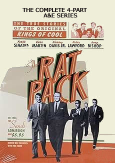 RAT PACK, THE – A&E BIOGRAPHY 4-PART SERIES (1999) Frank Sinatra, Dean Martin, Sammy Davis Jr., Peter Lawford, Joey Bishop, Jerry Lewis, Milton Berle, Angie Dickinson Tony Curtis Janet Leigh